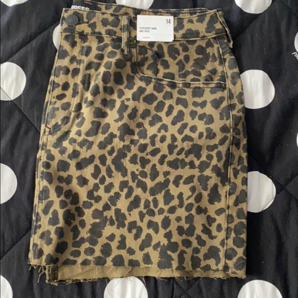 Cheetah miniskirt